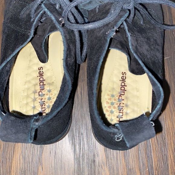 Hush‎ Puppies Black Suede Booties - Picture 4 of 5